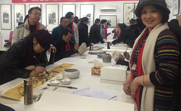 �������2018���´�������ڱ�����ׯһ���黭Ժ��Ļ